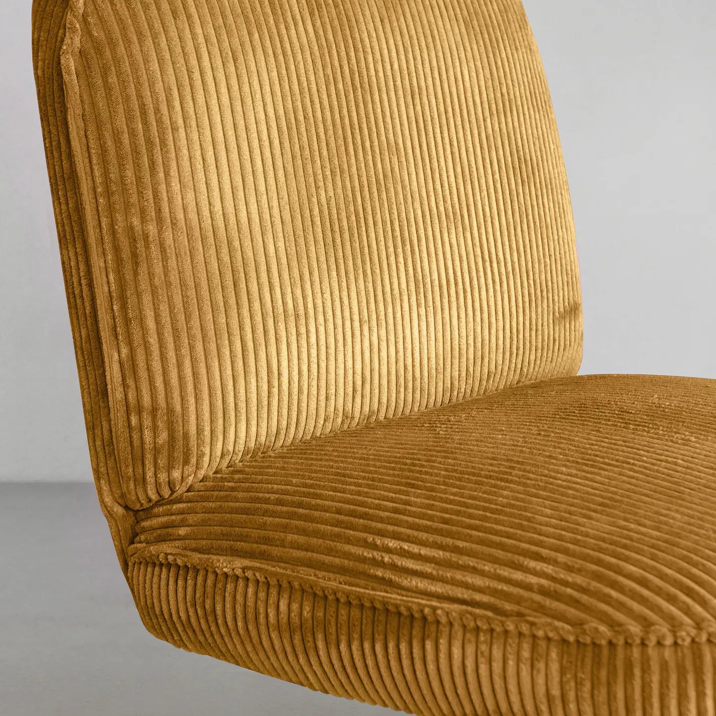 Fauteuil Pivotant en velours côtelé
